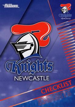 2018 ESP Traders #071 Knights Checklist Front